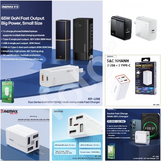 [FREESHIP] CÓC SẠC NHANH REMAX U43, U66, U98, U25, U68 CAO CẤP