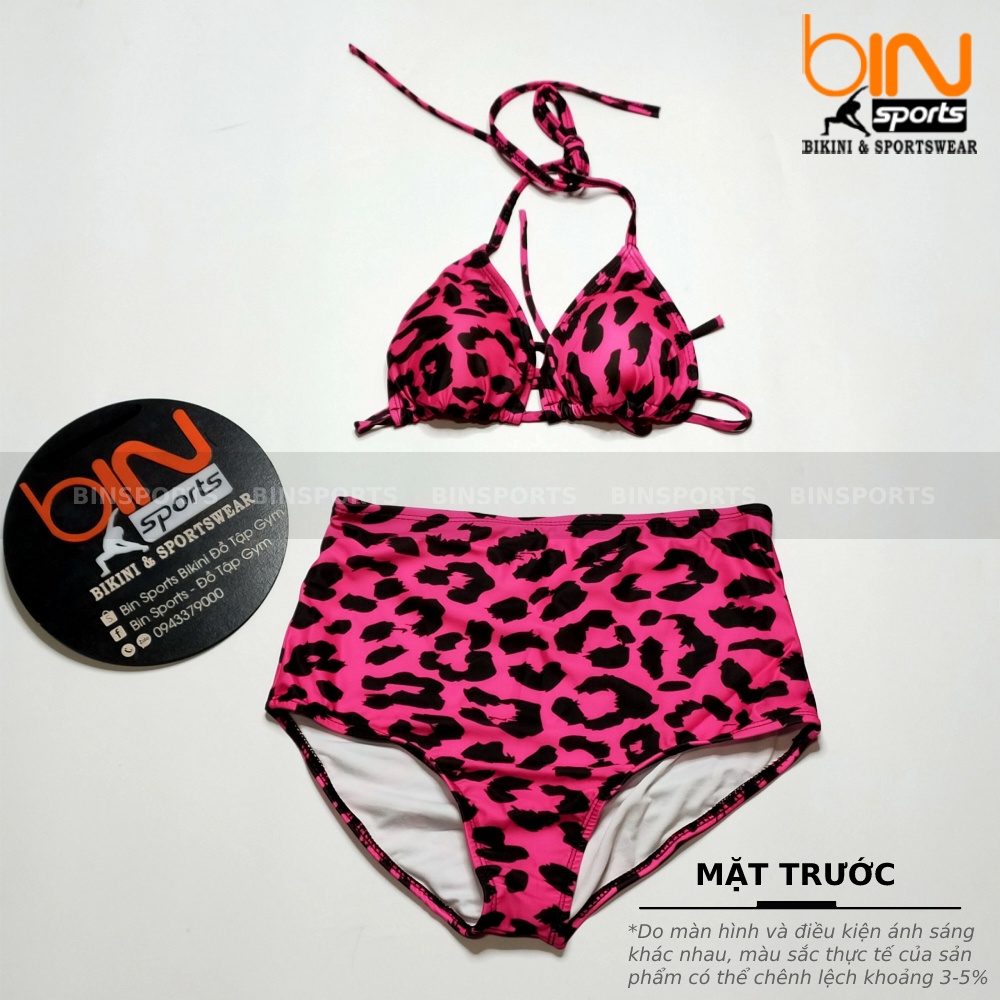 Bikini Nữ Hai Mảnh Beo Hồng Bin Sports BHV104
