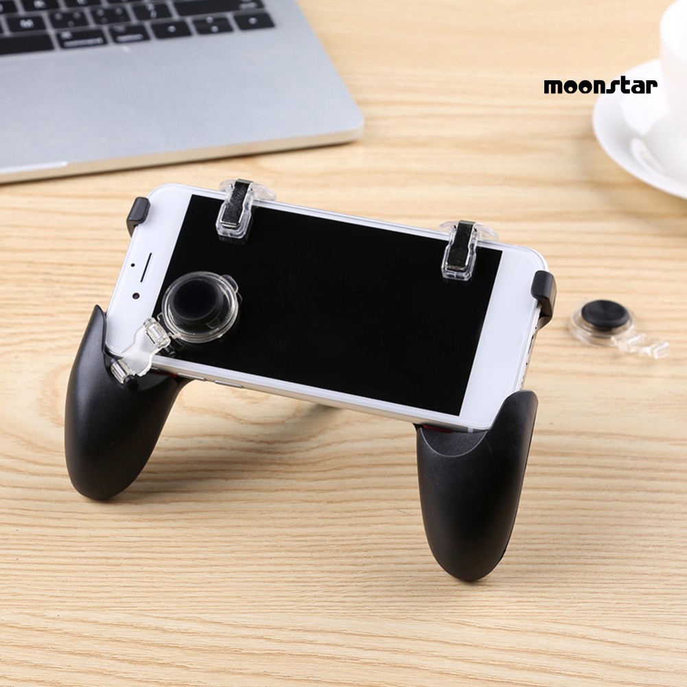 MNmoonstar 5 in 1 Foldable Gaming Handle Holder Mobile Phone Gamepad Controller for PUBG