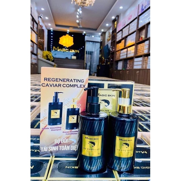 Bộ đôi Gội Xả Tái Sinh MAGIC SKIN - Dầu gội dầu xả dưỡng tóc magicskin | Chính hãng