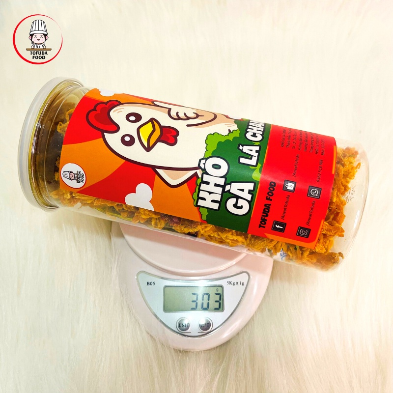 Khô gà lá chanh xé cay 300g gà khô thơm ngon rẻ TOFUDA KG300 | BigBuy360 - bigbuy360.vn