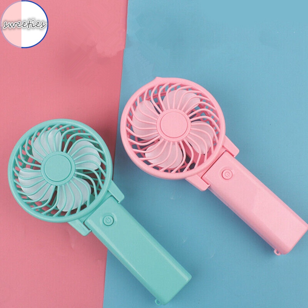 Quạt Mini Cầm Tay Du Lịch / Văn Phòng / Ký Túc Xá (Không Bao Gồm Pin)