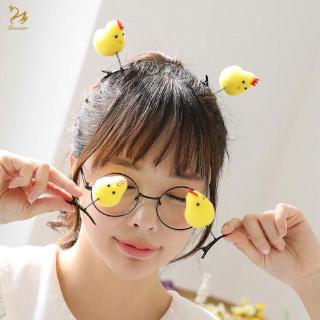 Kẹp tóc hình chú gà con màu vàng đáng yêu cho bé gái
