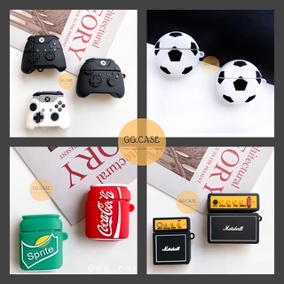 Vỏ bảo vệ tai nghe airpods 1/2 tay cầm Xbox Ốp airpods Pro loa nghe nhạc Marshall, nước giải khát Coca Sprite
