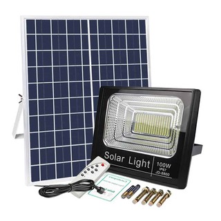 ĐÈN PHA NĂNG LƯỢNG MẶT TRỜI SOLAR 100W IP67