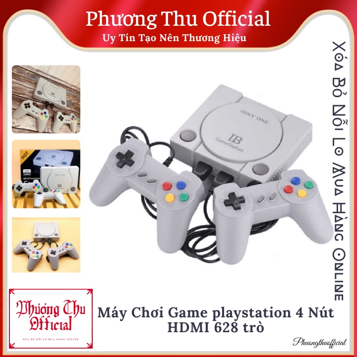 Máy Chơi Game playstation 4 Nút HDMI 628 trò nes+20 trò mới , tay cầm game,ps4-Bảo hành 24 tháng