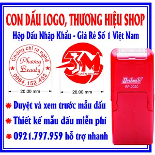 (Bán Chạy) Khắc Dấu logo +Thương Hiệu Shop