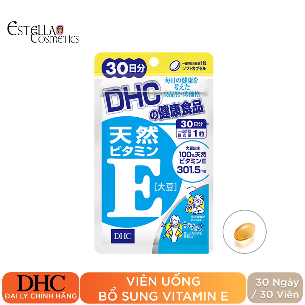 Viên Uống Bổ Sung Vitamin E DHC (30 Ngày, 90 Ngày)