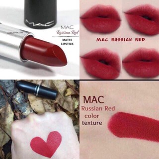 Son thỏi MAC Matte Lipstick Russian Red Đỏ sẫm