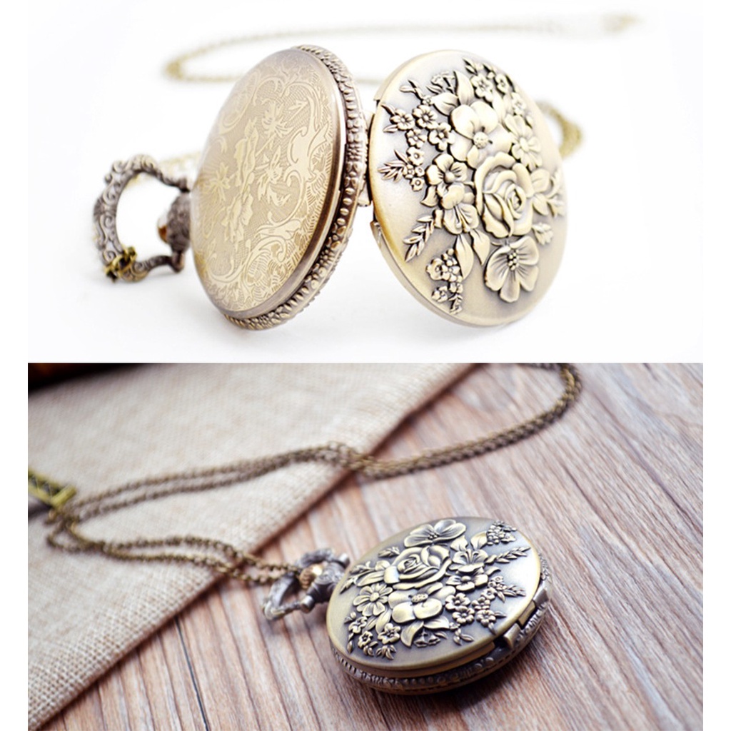 Đồng hồ quả quýt chạm khắc hoa văn phong cách vintage
 | BigBuy360 - bigbuy360.vn