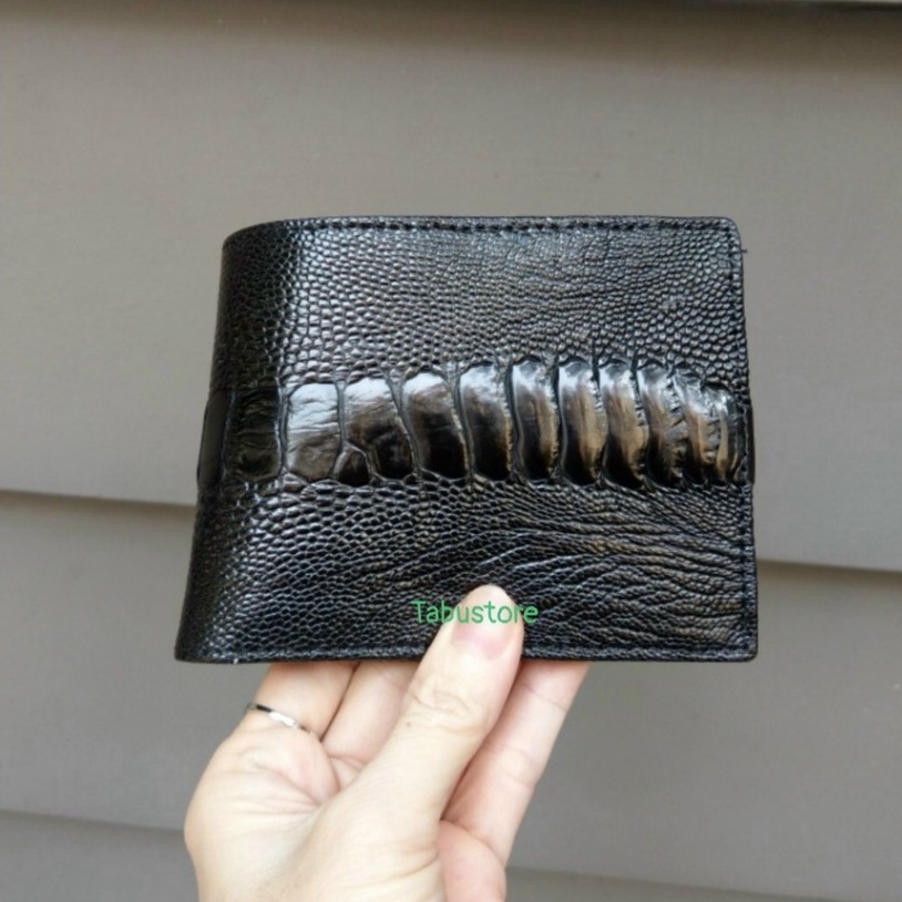 Ví Nam Da Đà Điểu Nhập Phong Cách Châu Âu Sử Dụng Ngăn Ẩn Không Dùng Khóa Kéo Truyền Thống Ảnh Chụp Trực Tếp