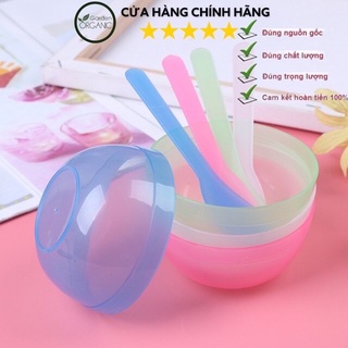 Bộ chén thìa trộn bột đắp mặt nạ face và body