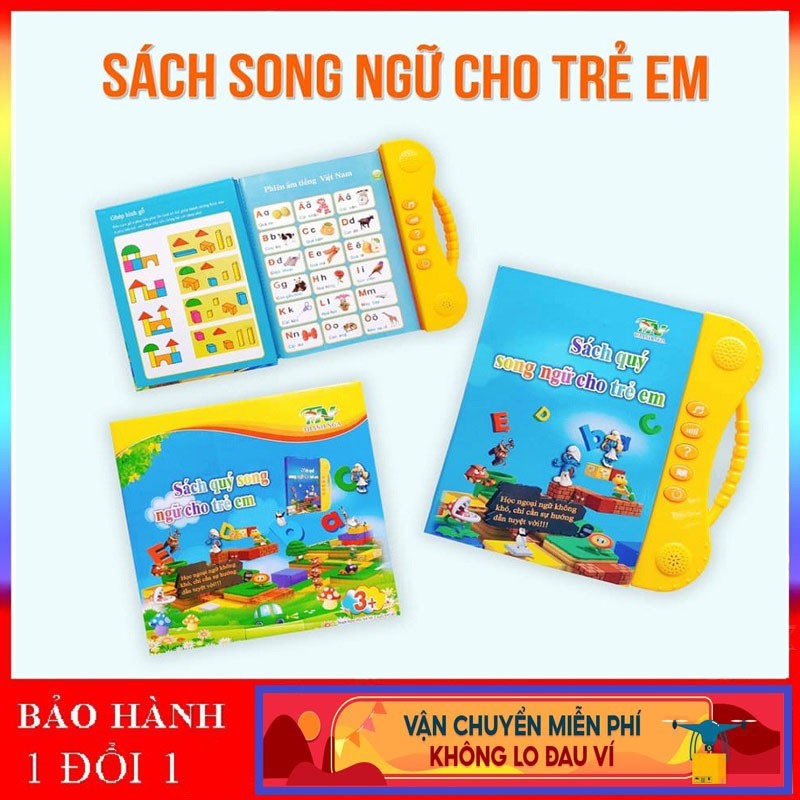Sách Nói Điện Tử Song Ngữ Anh- Sách Qúy Song Ngữ Việt Giúp Trẻ Học Tốt Tiếng Anh Và Phát Triển Kỹ Năng Giao Tiếp