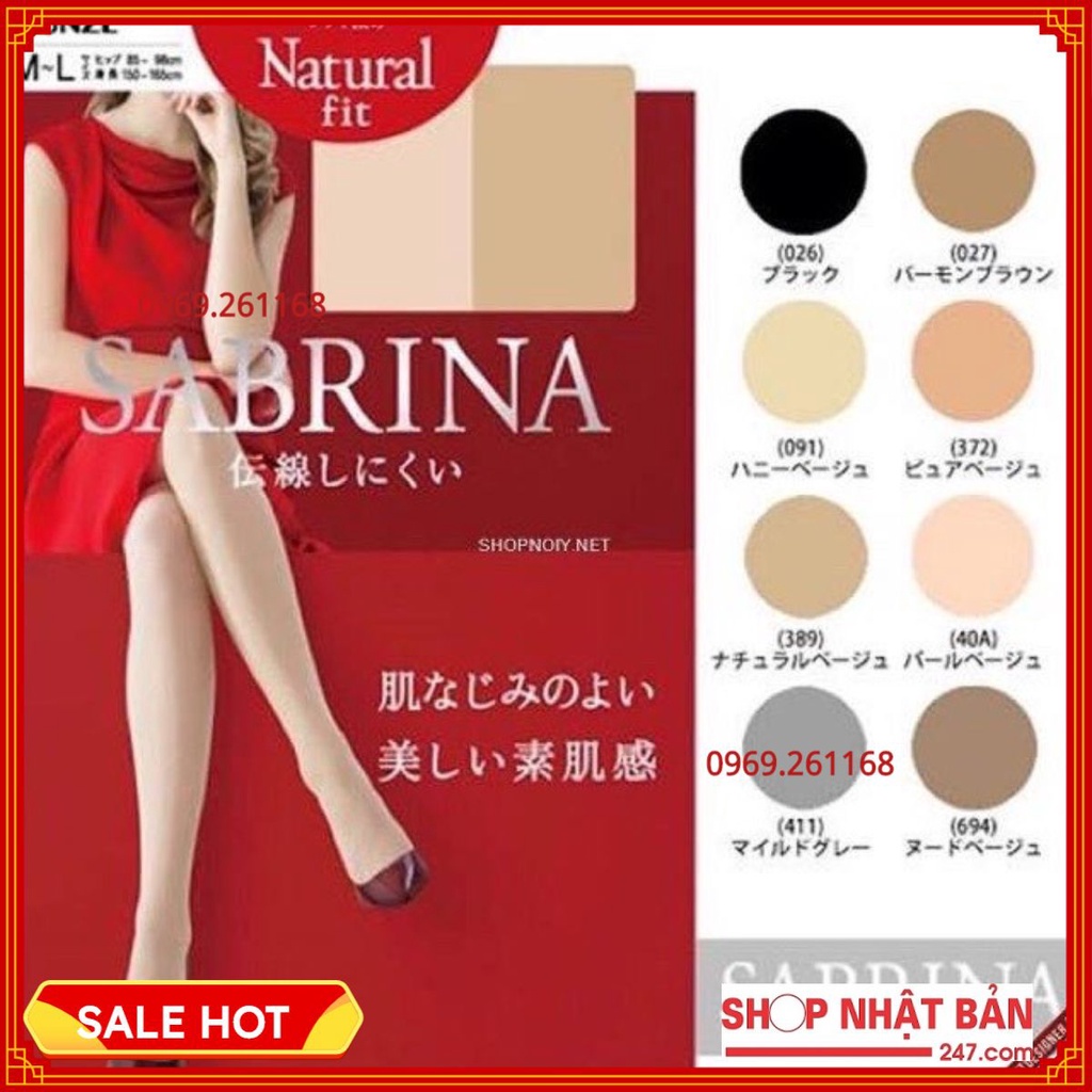 Quần tất Sabrina Natural 20D siêu dai - nội địa Nhật Bản