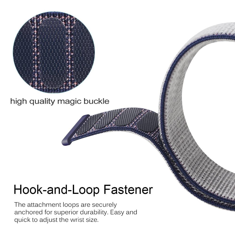 Dây đeo JANSIN chất liệu nylon cỡ 20mm cho đồng hồ thông minh Xiaomi HAYLOU Ls02