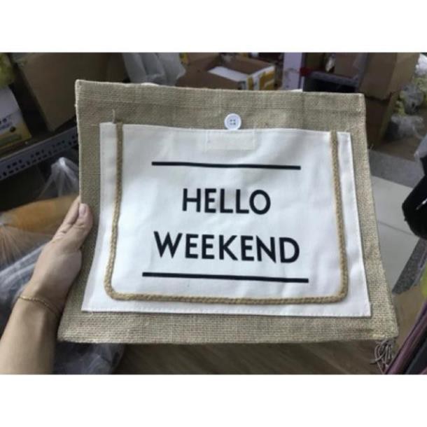 [VUA GIÁ RẺ] TÚI XÁCH CÓI HELLO WEEKEND SIÊU ĐẸP siêu chất lượng