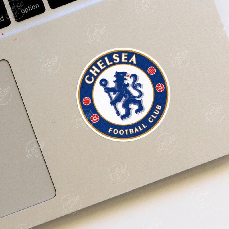 Combo 40 sticker logo CLB bóng đá nổi tiếng không trùng chất liệu decal chống nước trang trí xe, nón bảo hiểm NT 38