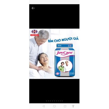 Bộ 70 miếng tả bĩm bỉm DÁN người già JoyCare kháng khuẩn và thấm hút 4 chiều hàng loại 1 từ 40_70kg size M /L