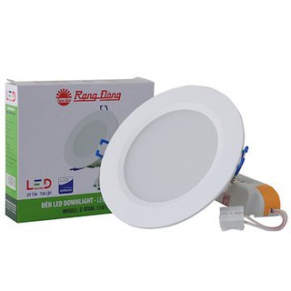 Đèn led âm trần 110/7w D AT06L Rạng Đông ánh sáng vàng 3000k