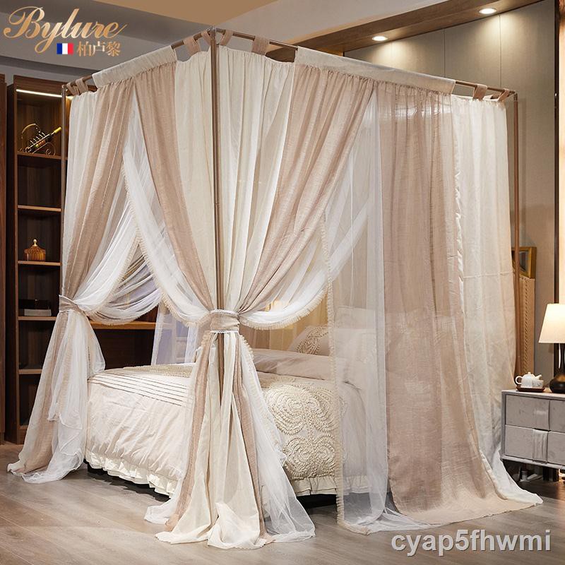 ◘●Princess Bylure lưới chống muỗi mã hóa mùa hè 1,8m cộng với che nắng hai lớp dày cho hộ gia đình ba cửa 1,5 mét