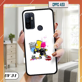 Ốp lưng nhám viền dẻo oppo a53 in hình