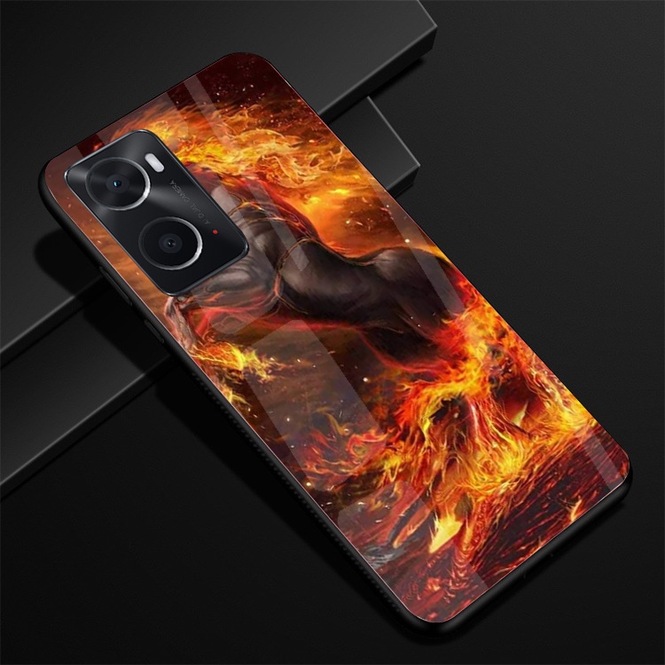 Ốp Lưng OPPO A76, A77s ,A96, A57 mặt kính cường lực cao cấp thiết kế Độc Quyền