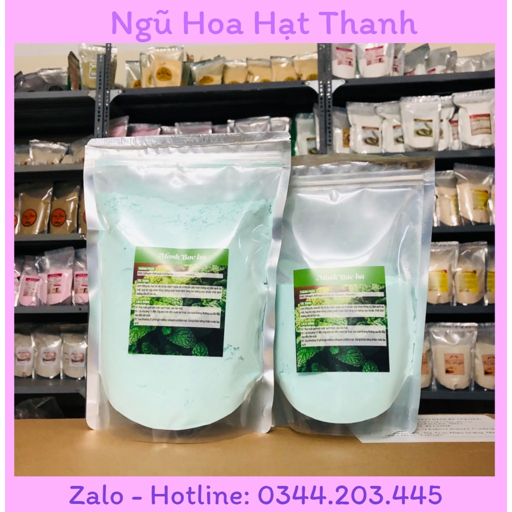 Mặt nạ Bạc hà colagen cao cấp gói 500gram
