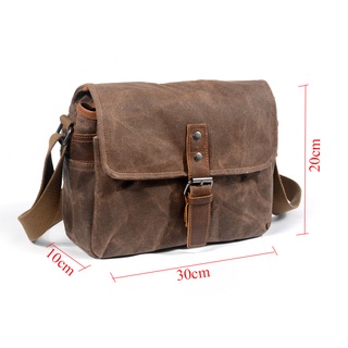 Hình thật - Túi đựng máy ảnh vải canvas cao cấp