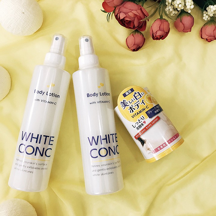 ♥♦ Lotion Xịt Dưỡng Trắng Da White Conc Vitamin C ♦♥