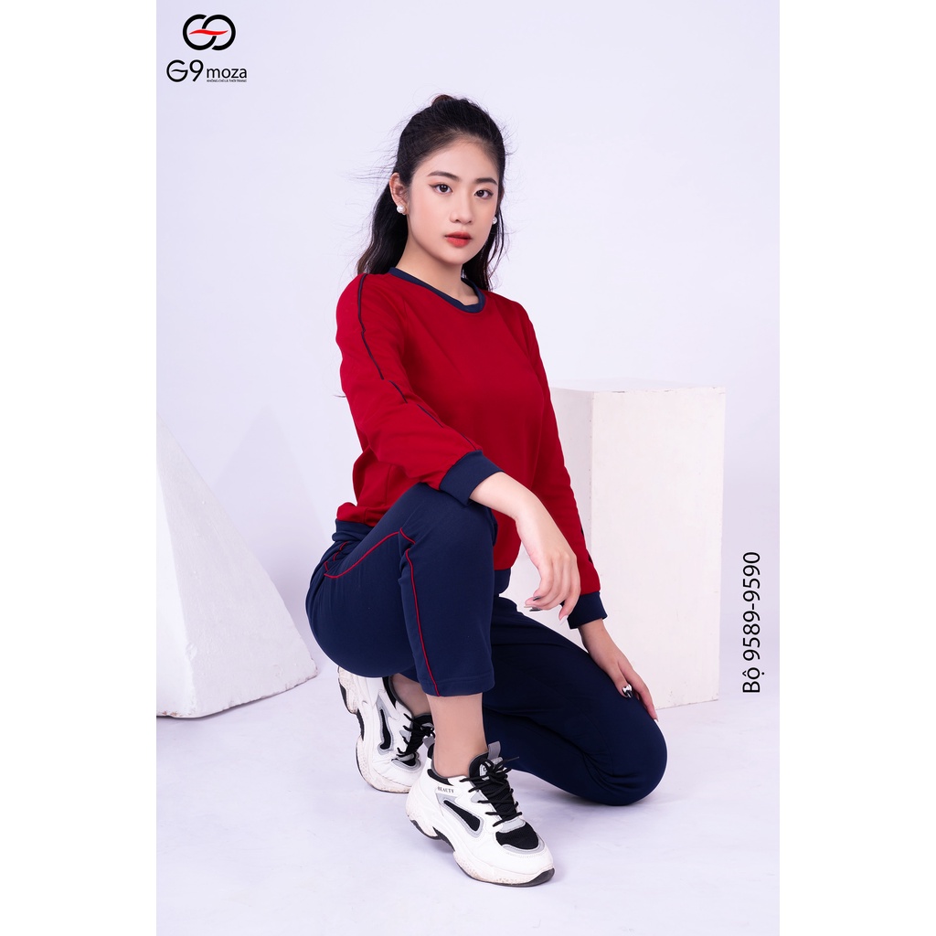 Bộ cotong da cá nữ 9589-9590 G9moza