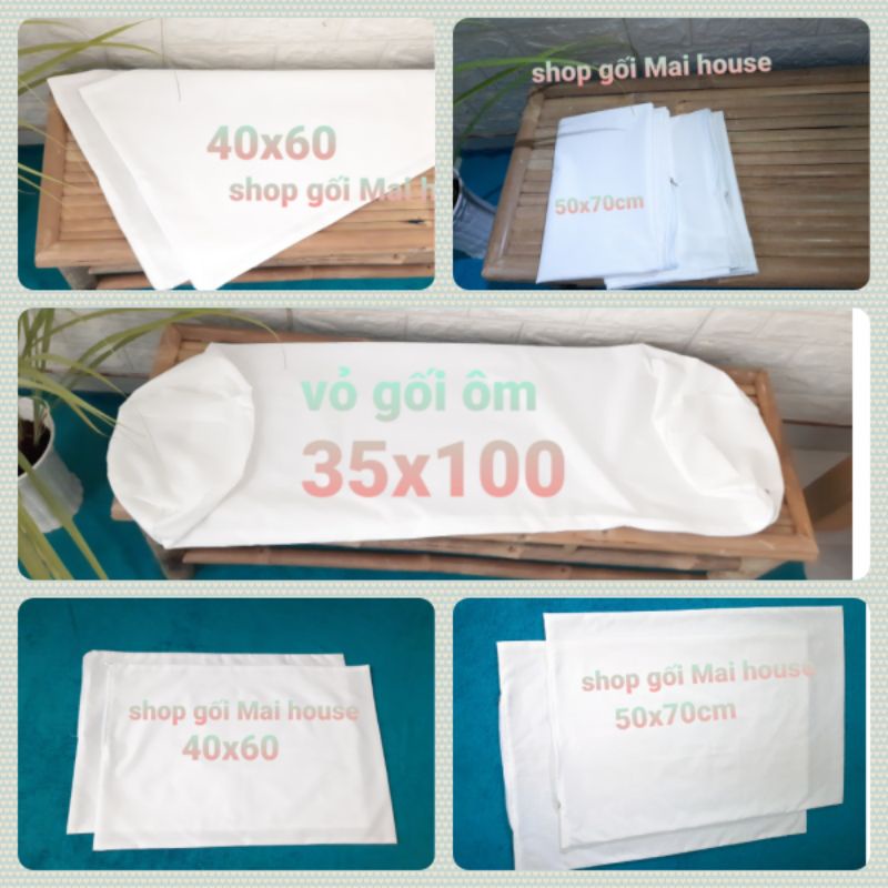 Vỏ để dồn gòn làm ruột gối nằm ,gối ôm