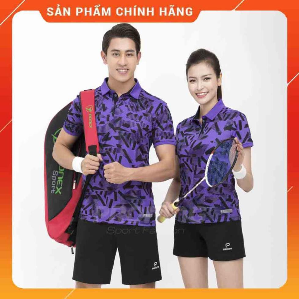 Áo thun thể thao Nam Nữ PRONING 8989 - 3389 - Màu Tím