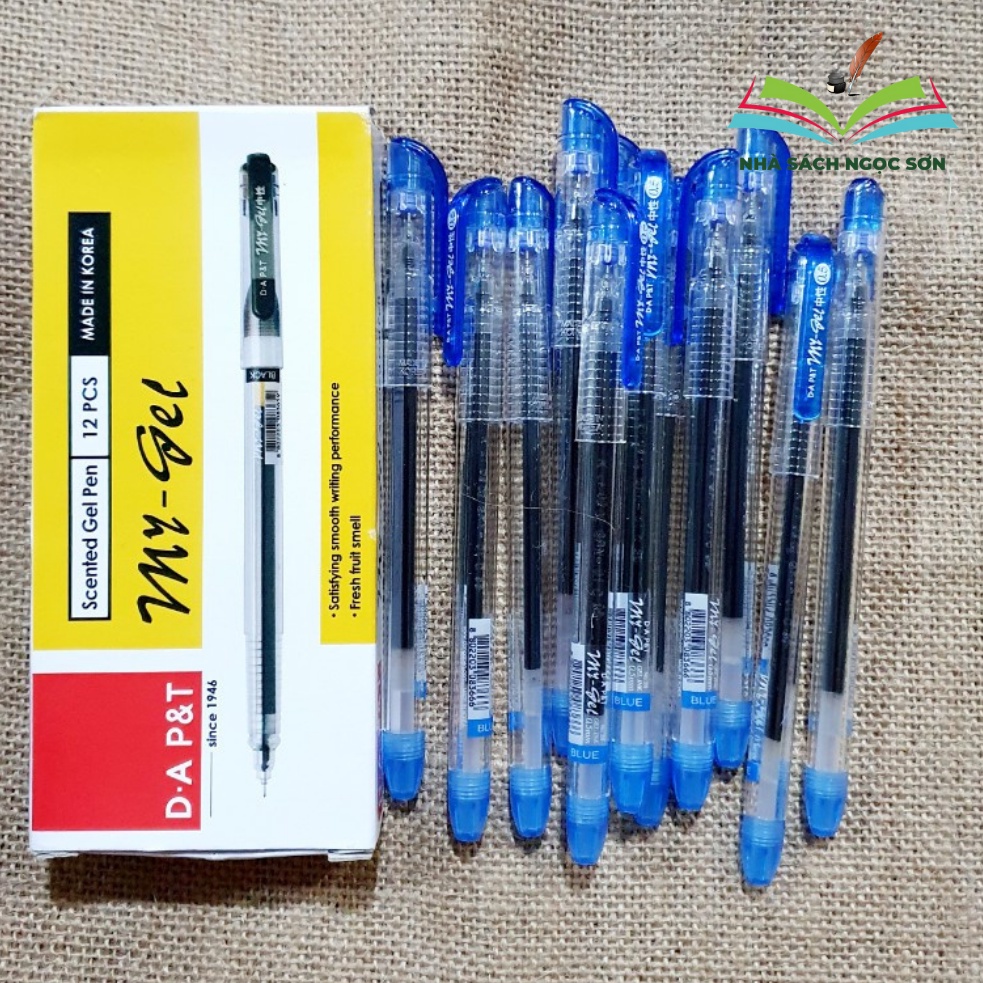 Hộp Bút Mực Nước Hàn Quốc My-Gel 0.5mm Tím DCHT