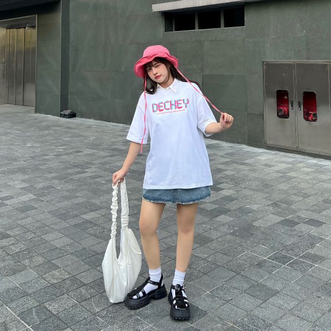 Áo Thun Cotton Unisex Nam Nữ Form Rộng Local Brand DECKEY COLOR