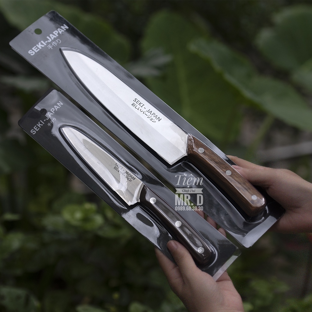 Dao Gọt Seki-Japan Dài 23cm, Dao Thái Seki-Japan Dài 30cm, Nội Địa Nhật Bản Loại Tốt