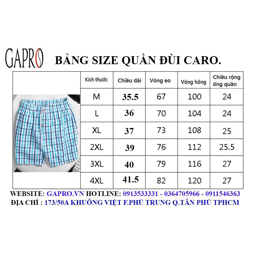 Quần short nam cao cấp Gabo Fasion QSTT