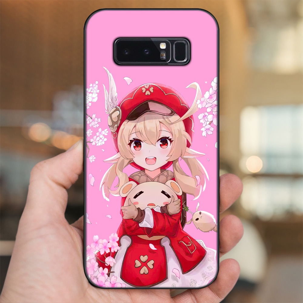 Ốp lưng Samsung Note 8 viền đen in hình Klee Genshin Impact