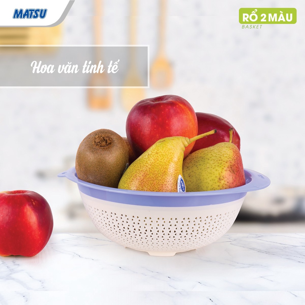 {HÀNG MỚI VỀ}Rổ/rá nhựa 2 màu Duy Tân đồ dùng nhà bếp