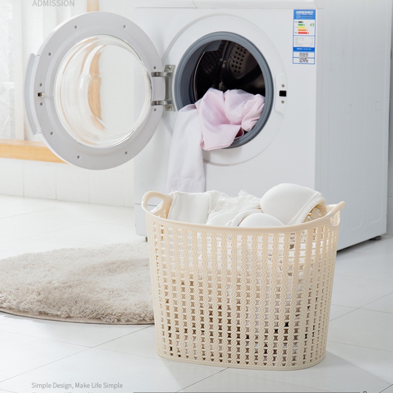 Giỏ Mây Đựng Đồ Giặt Ủi Có Tay Cầm Đa Năng Tiện Dụng