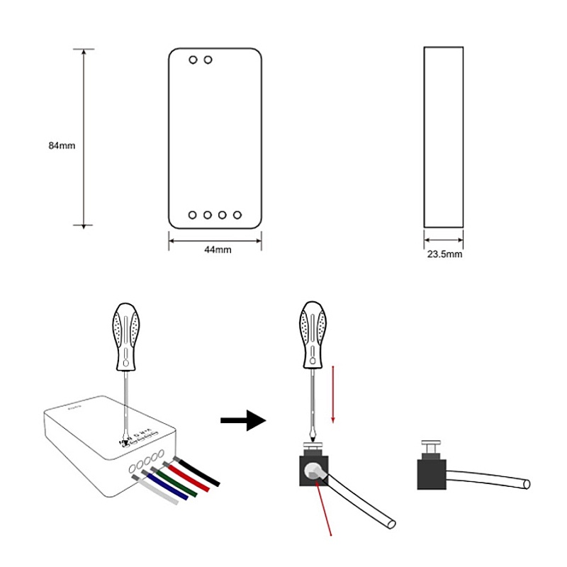 Bộ điều khiển dây đèn LED 15A Tuya Zigbee 3.0 RGB+CT cho Amazon Alexa TTS