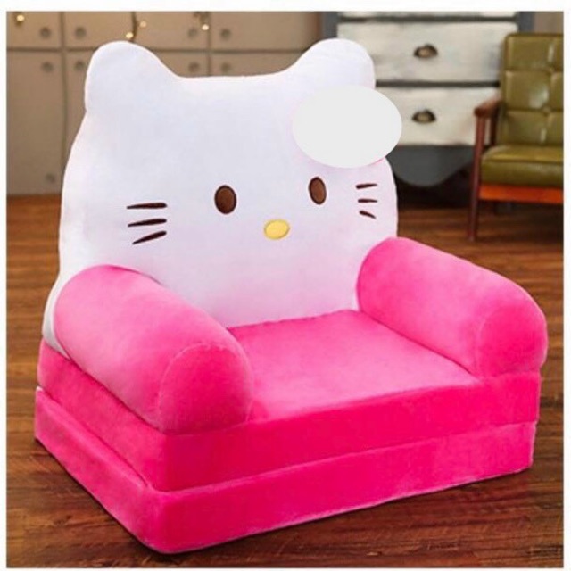 SOFA GIƯỜNG - GHẾ LƯỜI BÔNG HÌNH THÚ CHO BÉ - KITTI