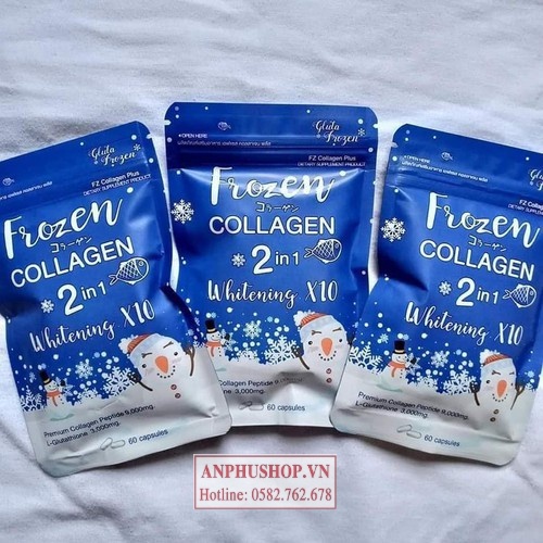 Viên uống trắng da Frozen Collagen Thái Lan - Sản phẩm chính hãng