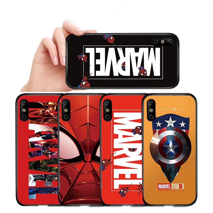 Ốp iPhone ốp lưng iphone mặt kính in hình Marvel cho IPhone 5 5S SE 6 6S 7 8 Plus - ATSKIN