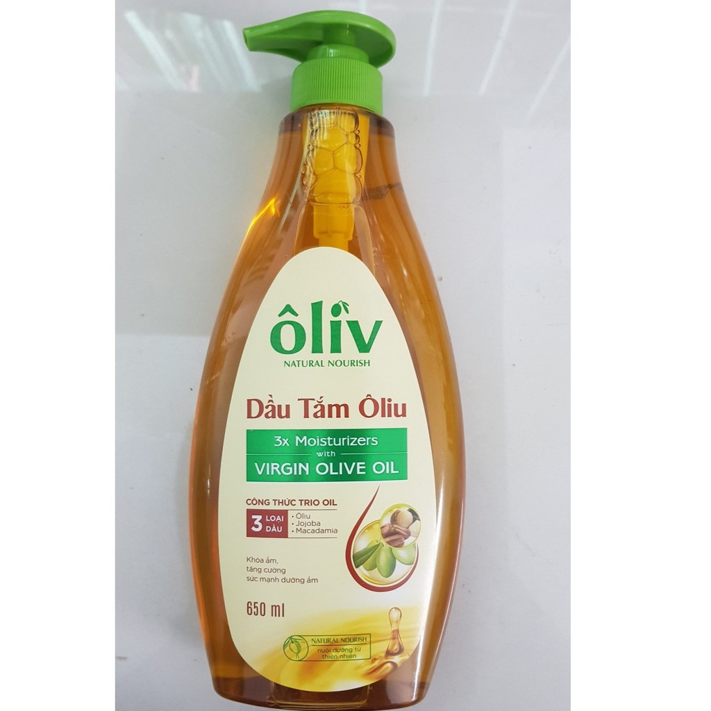 Dầu tắm dưỡng da Oliu  Oliv Natural Nourish Virgin Olive Oil | WebRaoVat - webraovat.net.vn