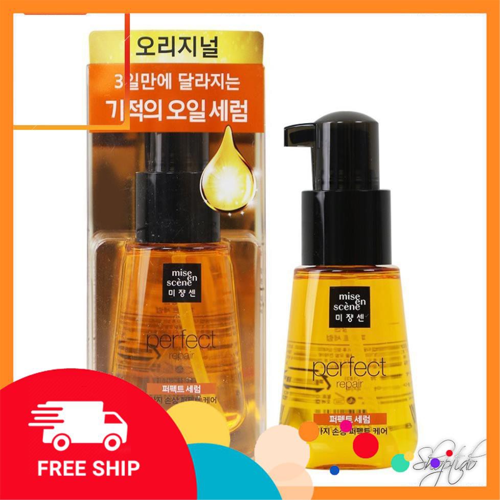Serum Dưỡng Tóc dạng gel phục hồi hư tổn, dưỡng tóc chắc khỏe Mise En Scene Perfect Repair Hair Serum 70ml