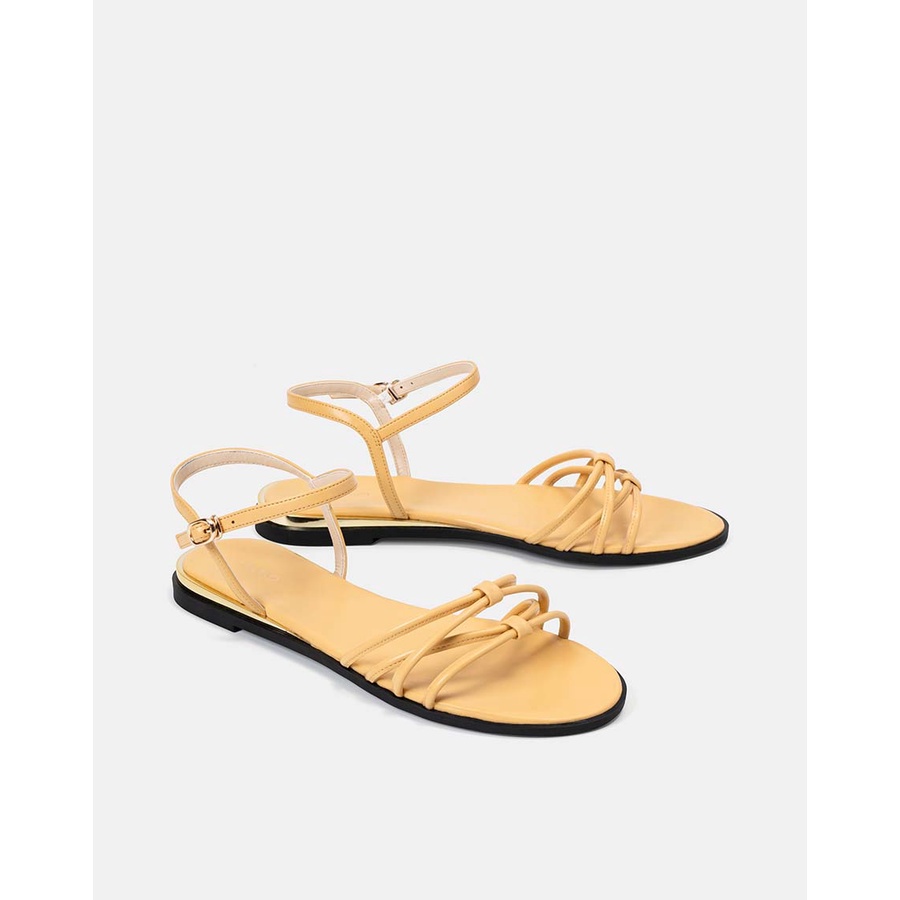 JUNO - Giày Sandal Dây Mảnh Hậu Viền Kim Loại - SD03046