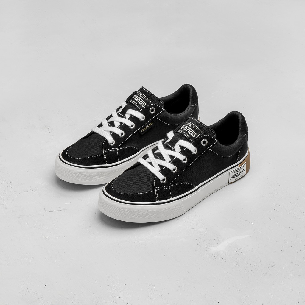 GIÀY SNEAAKER ANANAS LOW TOP - BLACK/GUM UY TÍN.