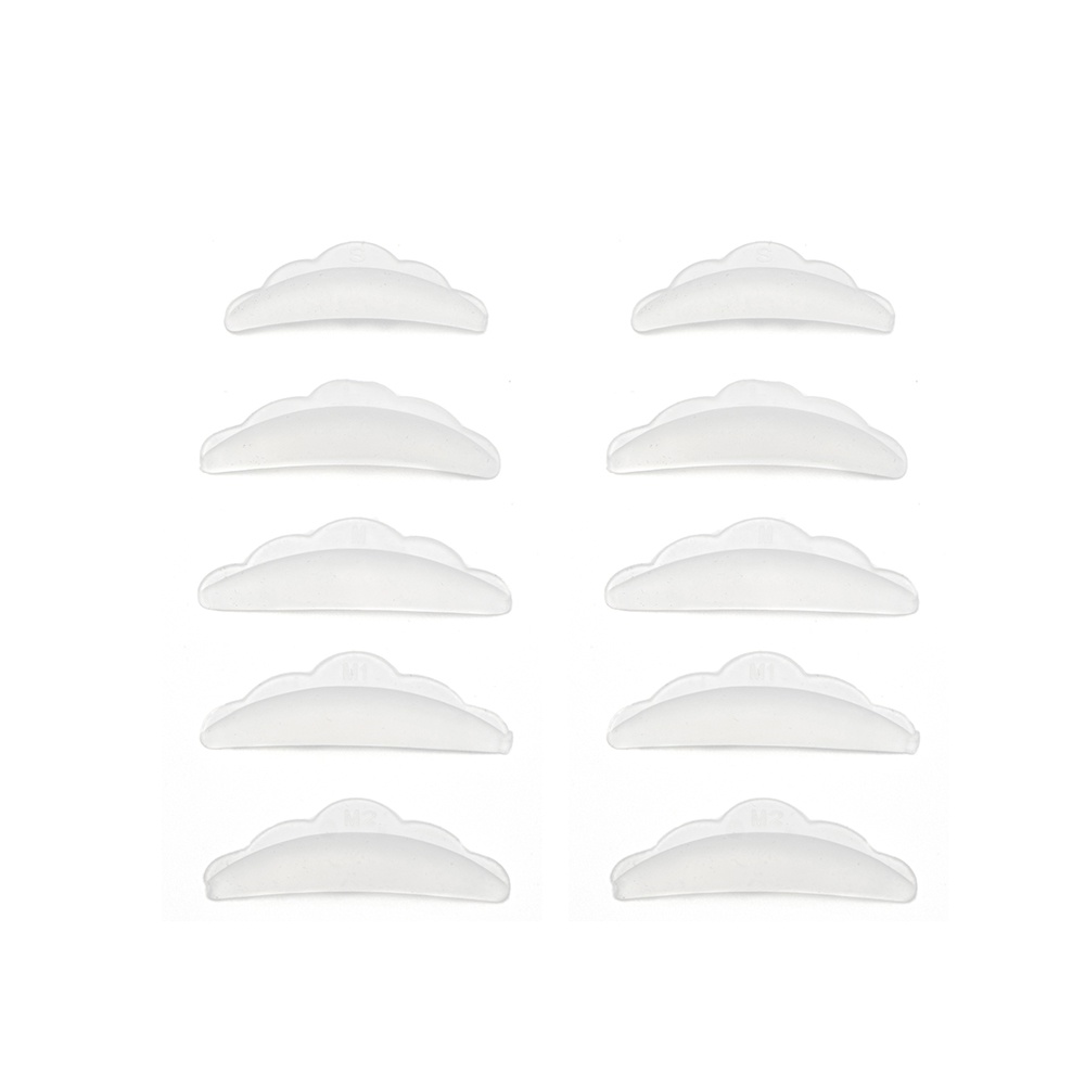 [Hàng mới về] Set 5 cặp đệm silicon hỗ trợ uốn mi tiện dụng dành cho nữ