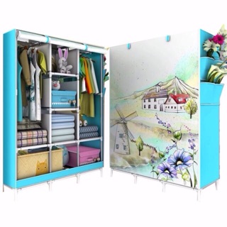 Tủ vải 3D 3 buồng 8 ngăn