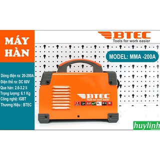 Máy hàn que điện tử Btec MMA-200A